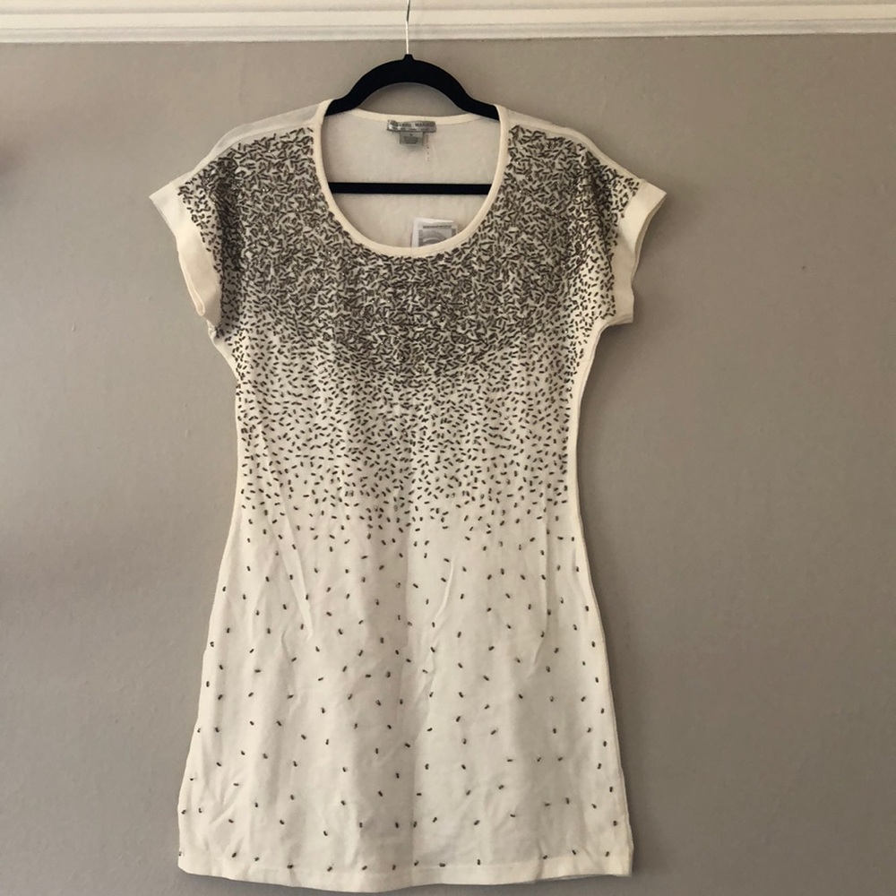 Alberto Makali beaded shirt dress